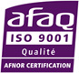 Usinage plastique AFAQ ISO 9001
